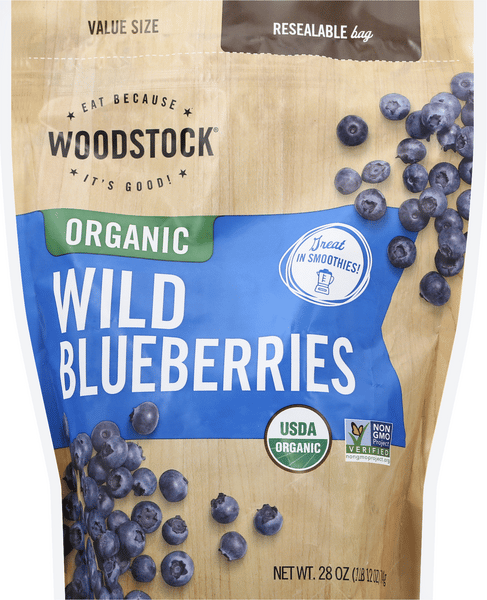 Woodstock Organic Value Size Wild Blueberries 28 oz | Hy-Vee Aisles ...