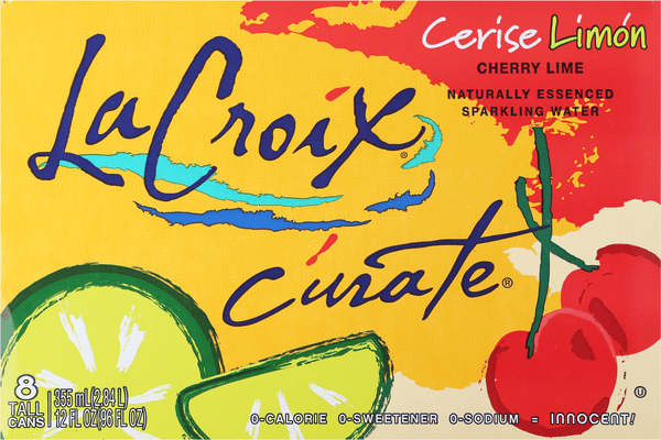 LaCroix Cherry Lime Sparkling Water 8 Pack | Hy-Vee Aisles