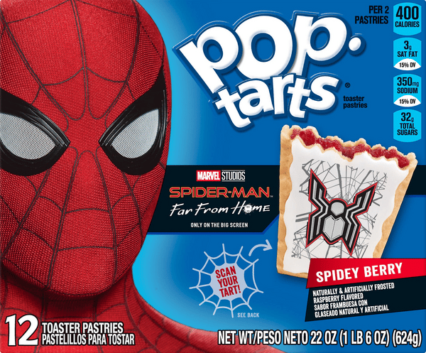 Kellogg's Pop-Tarts Spideyberry 12Ct | Hy-Vee Aisles Online