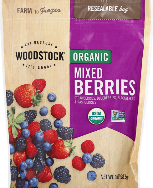 Woodstock Organic Mixed Berries 10 oz | Hy-Vee Aisles Online Grocery ...