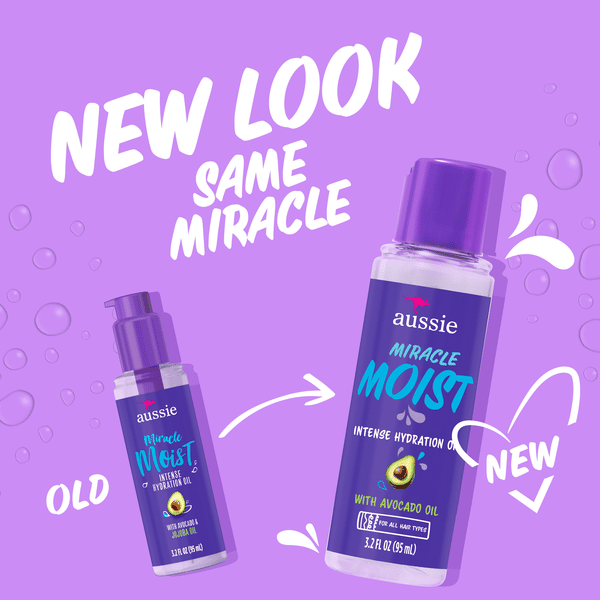 Aussie Miracle Moist Intense Hydration Oil with Jojoba Oil | Hy-Vee ...