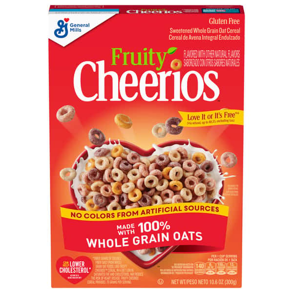 General Mills Fruity Cheerios, Gluten Free, Breakfast Cereal | Hy-Vee ...