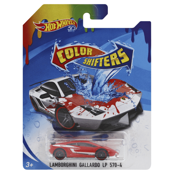 Hot Wheels Color Shifters, Lamborghini Gallardo 3+ Hy-Vee Aisles