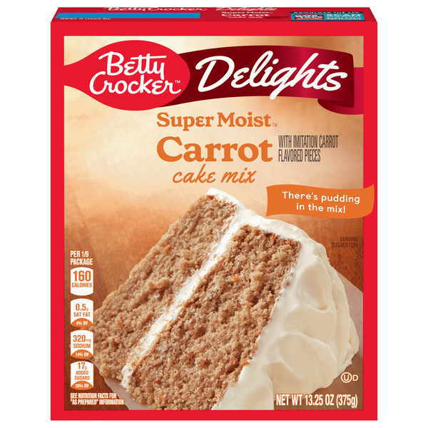 Betty Crocker Delights Super Moist Carrot Cake Mix | Hy-Vee