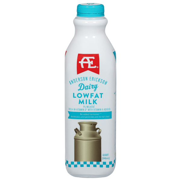 Anderson Erickson 1% Lowfat Milk Quart | Hy-Vee Aisles