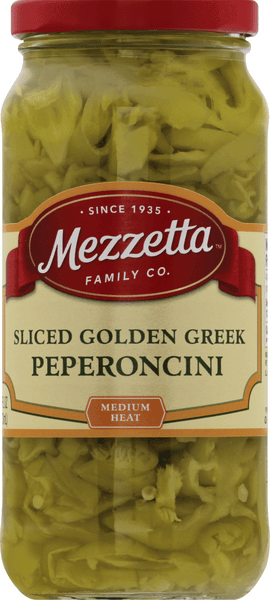 Mezzetta Golden Greek Sliced Peperoncini | Hy-Vee Aisles