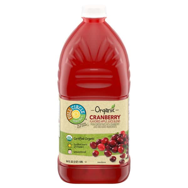 Full Circle Organic 100% Cranberry Juice Blend | Hy-Vee