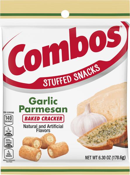 Combos Stuffed Snacks Garlic Parmesan Baked Cracker | Hy-Vee Aisles ...