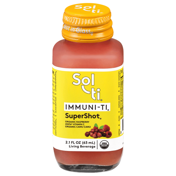 Sol Ti Sol-Ti Immuni-ti SuperShot Organic Raspberry Living Beverage 2.1 fl oz ...