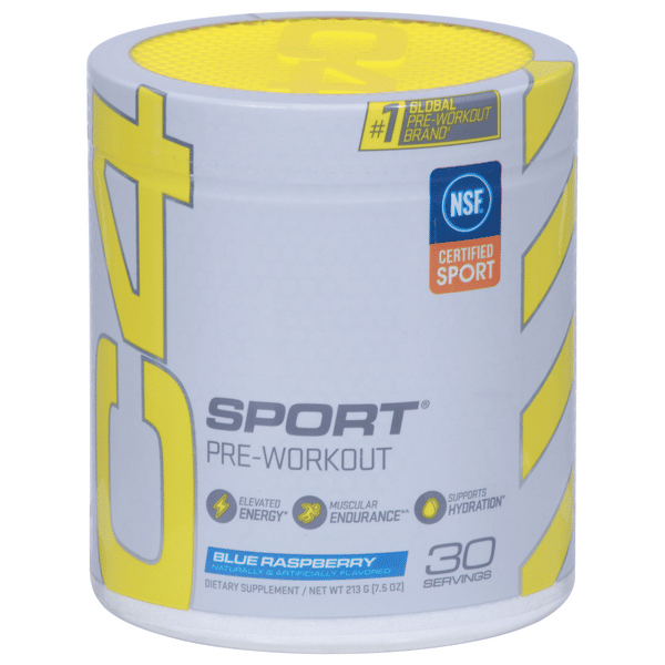 Cellucor C4 Sport Blue Raspberry Pre-Workout Powder | Hy-Vee Aisles ...